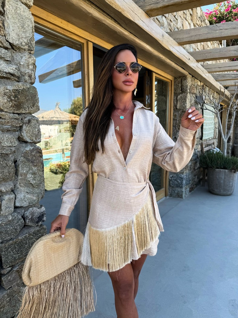 Chemise Paros Areia - Pimpnella