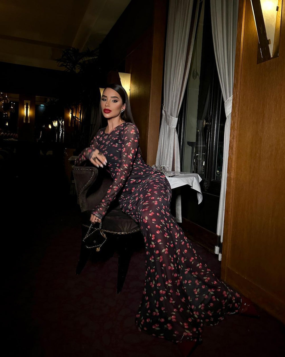 Vestido longo Cherry - Pimpnella