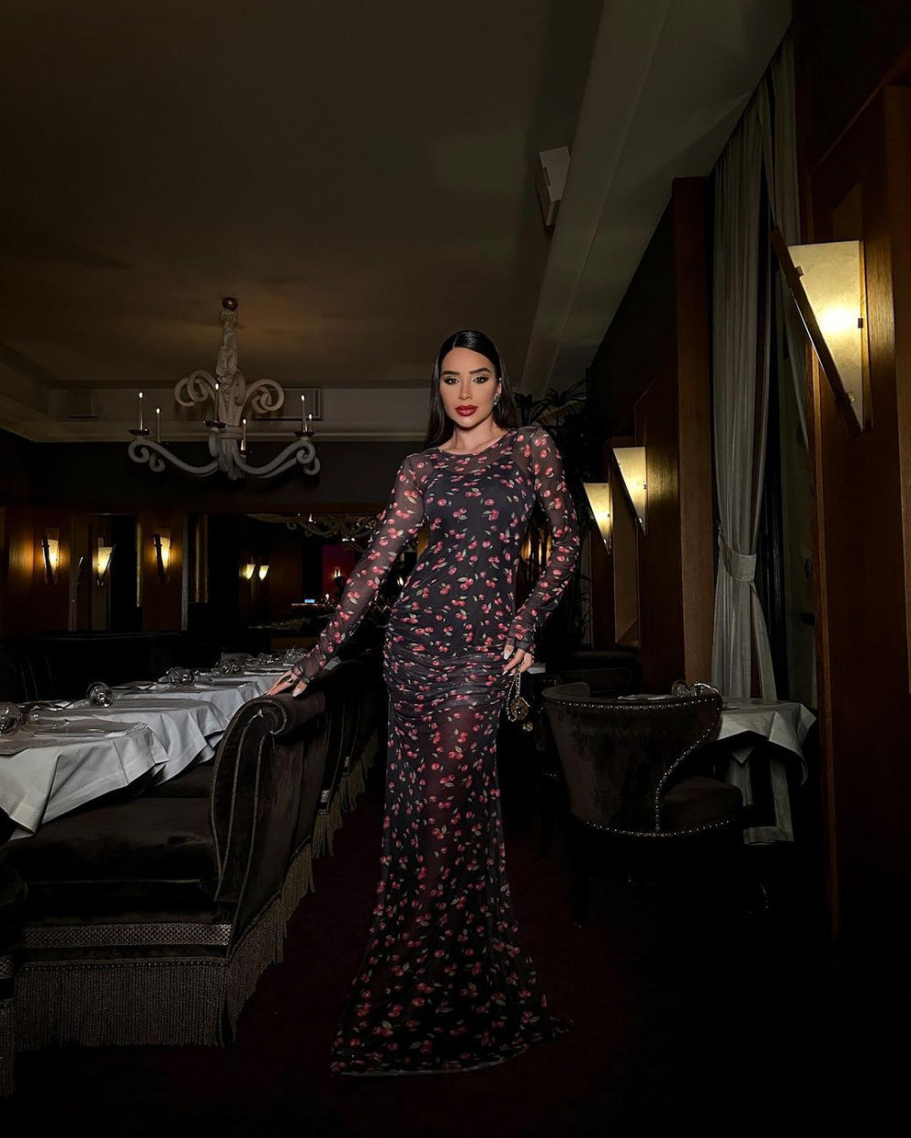 Vestido longo Cherry - Pimpnella