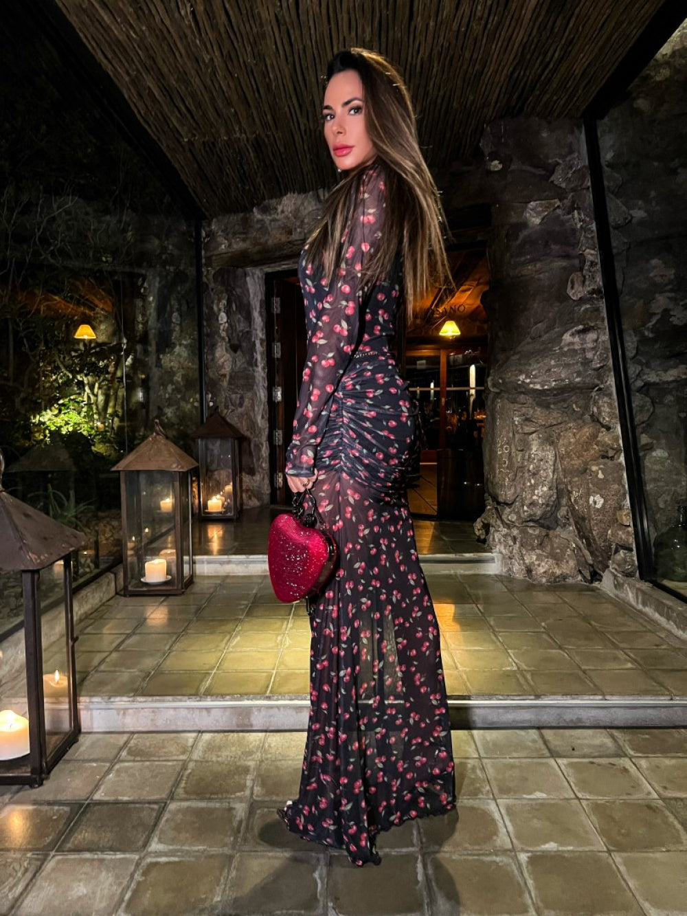 Vestido longo Cherry - Pimpnella