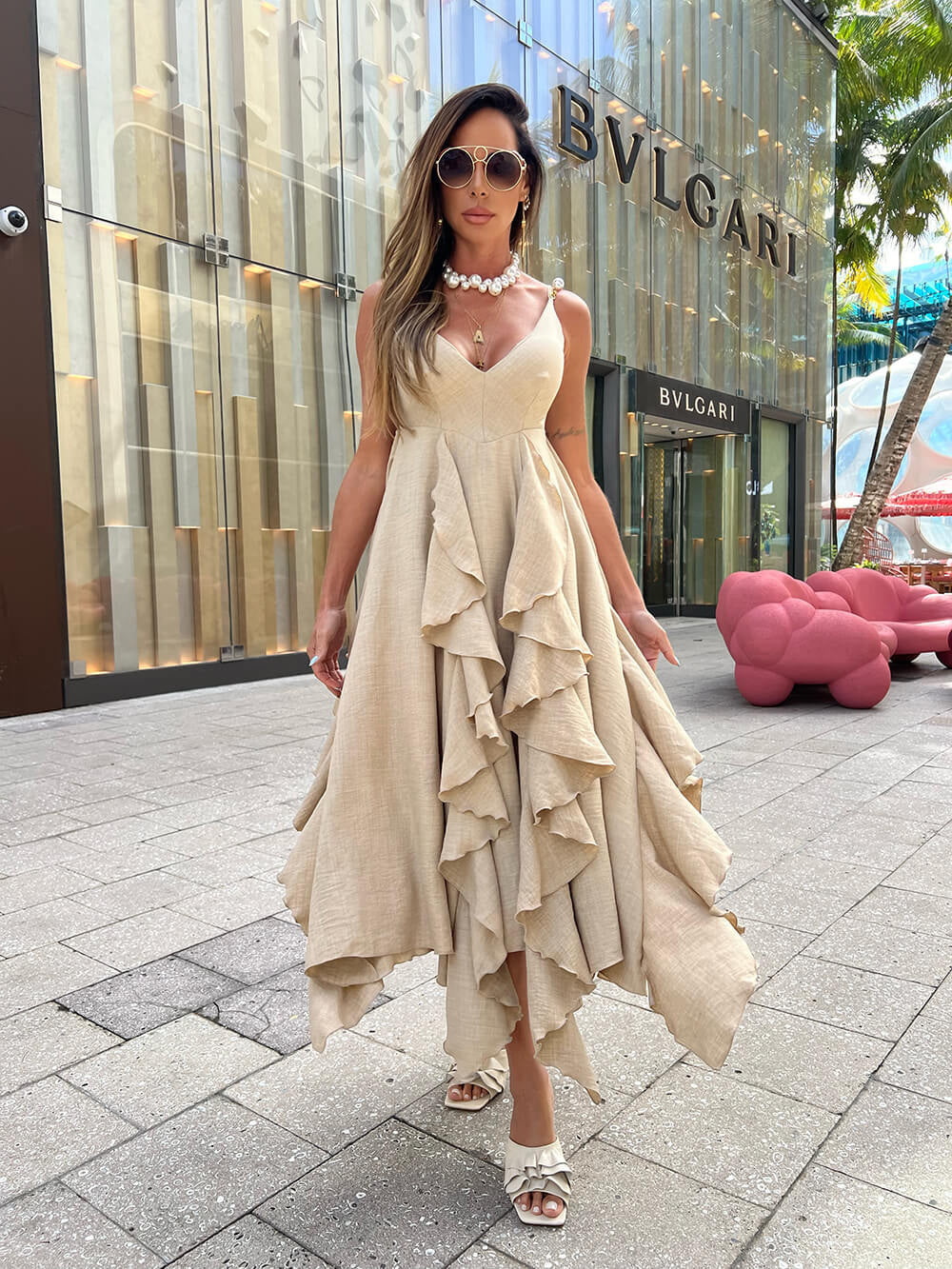 Vestido midi Gaya - Pimpnella