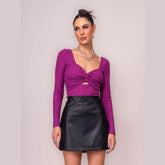 Blusa manga longa Luli - Flor linda