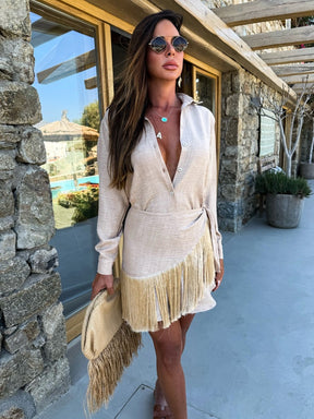 Chemise Paros Areia - Pimpnella